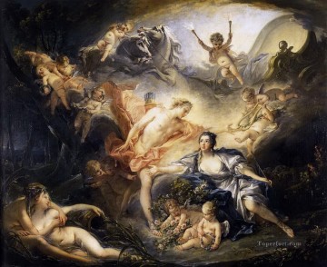  francois - Apolo revelando su divinidad a la pastora Isse Francois Boucher Desnudo clásico